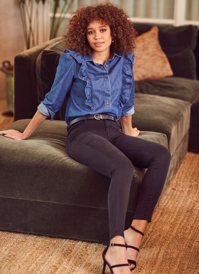 Shop black cloud jeans