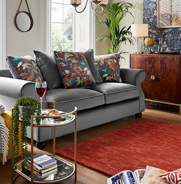 Mediterranean Escapade living room